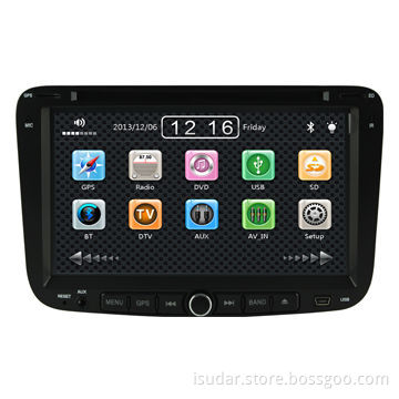 Car GPS system for Geely Emgrand EC7 2012, GPS/BT/CD/MP3/DVD/ USB, with 8-inch digital TFT